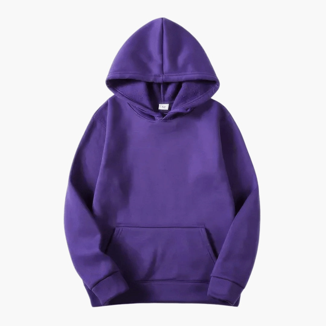 Hoodie Herren | Kängurutasche | Rippbündchen | Lässig