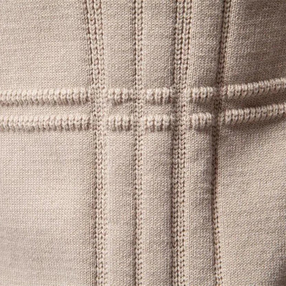 Strickpullover Herren | Rundhals | Rippenstruktur | Gerader Schnitt