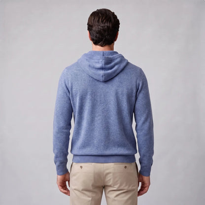 Strick Hoodie Herren | Feinstrick | Kordelzug | Regular Fit