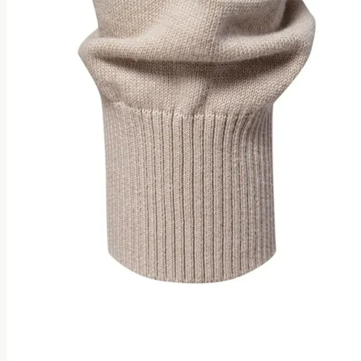 Strickpullover Herren | Rundhals | Rippenstruktur | Gerader Schnitt