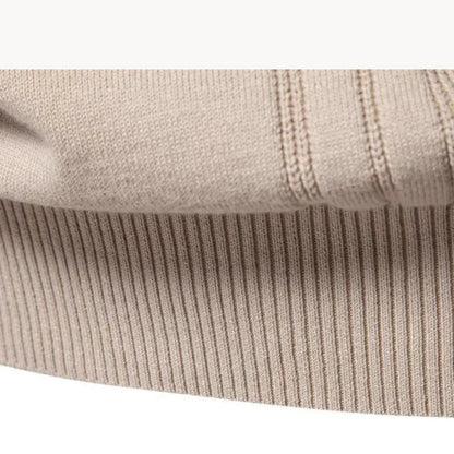 Strickpullover Herren | Rundhals | Rippenstruktur | Gerader Schnitt