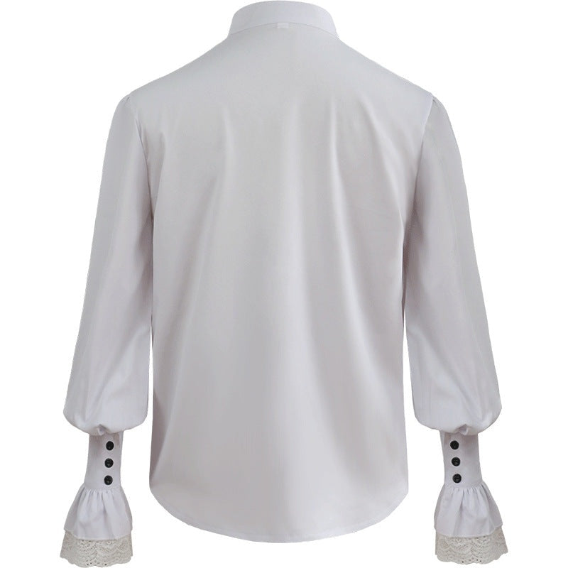 Rüschenhemd Herren | Vampir | Pirat | Jabot | Viktorianisch | 11 Stile-Chaps Herrenmode