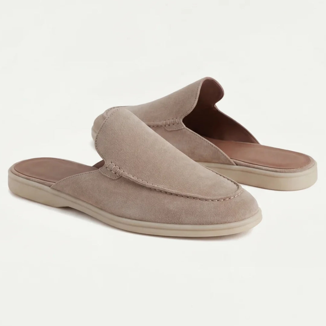 Pantoletten Herren | Offene Ferse | Leicht-Chaps Herrenmode