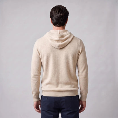 Strick Hoodie Herren | Feinstrick | Kordelzug | Regular Fit