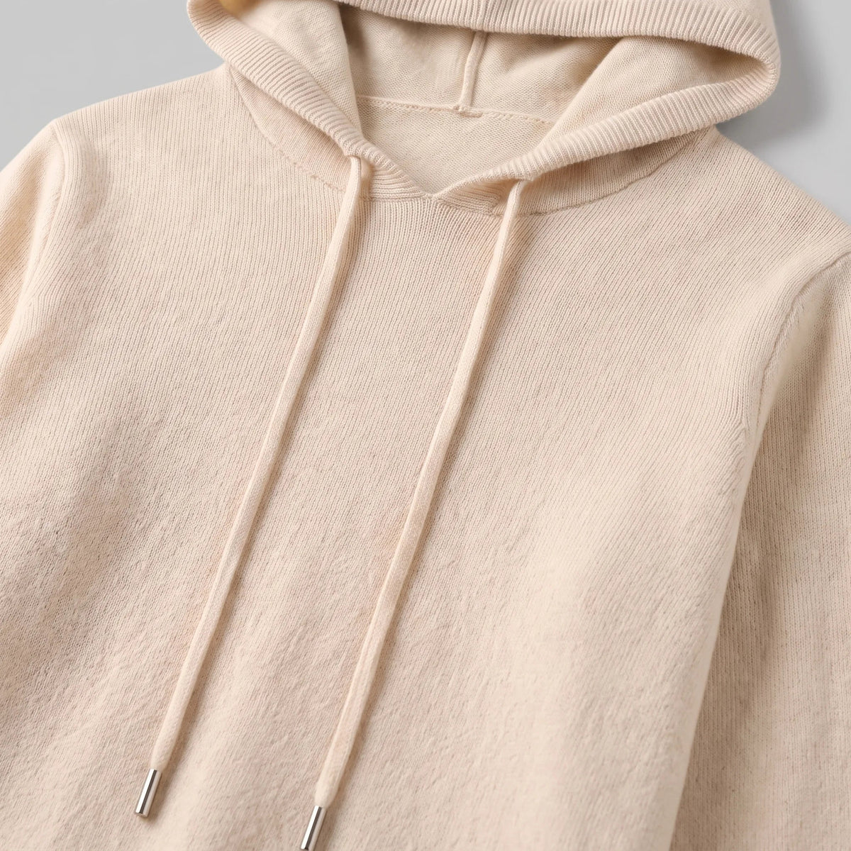 Strick Hoodie Herren | Feinstrick | Kordelzug | Regular Fit