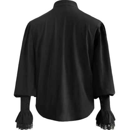 Rüschenhemd Herren | Vampir | Pirat | Jabot | Viktorianisch | 11 Stile-Chaps Herrenmode