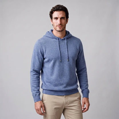 Strick Hoodie Herren | Feinstrick | Kordelzug | Regular Fit