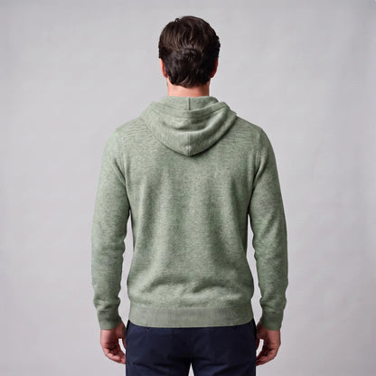 Strick Hoodie Herren | Feinstrick | Kordelzug | Regular Fit