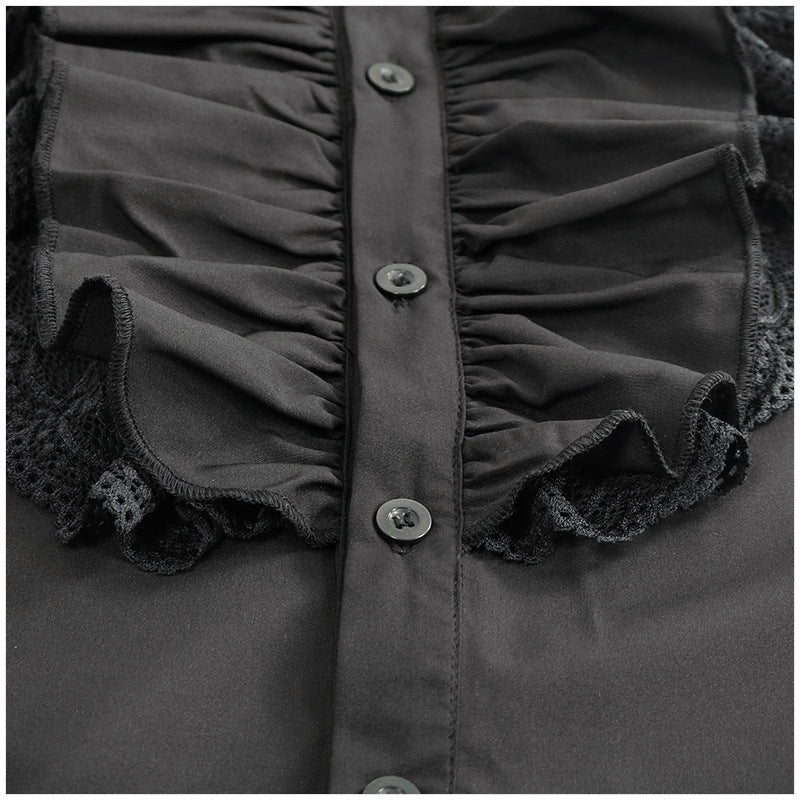 Rüschenhemd Herren | Vampir | Pirat | Jabot | Viktorianisch | 11 Stile-Chaps Herrenmode