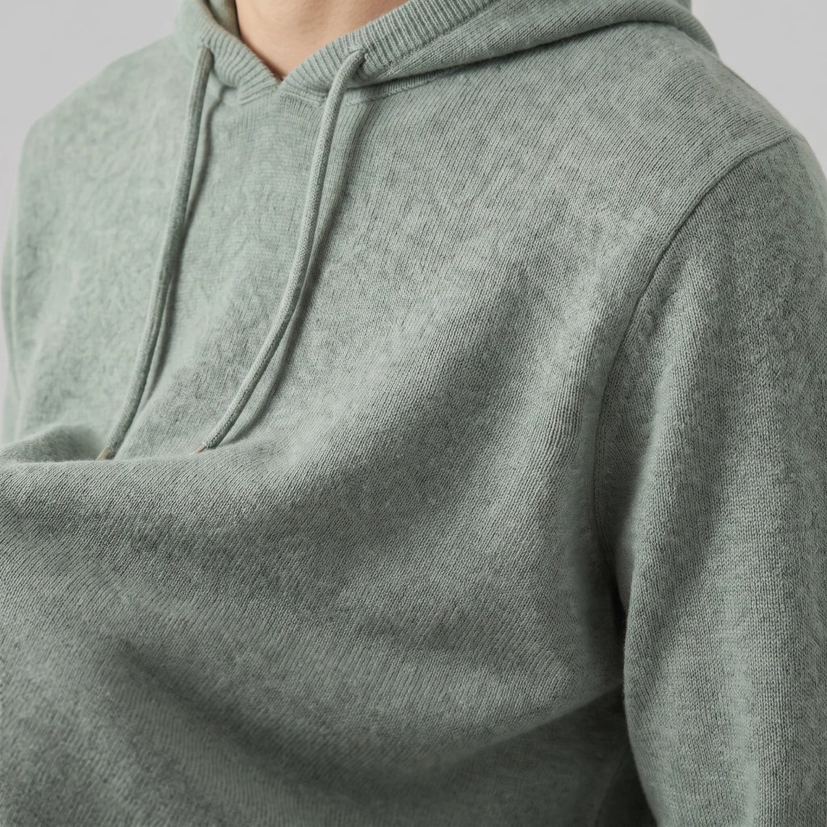 Strick Hoodie Herren | Feinstrick | Kordelzug | Regular Fit