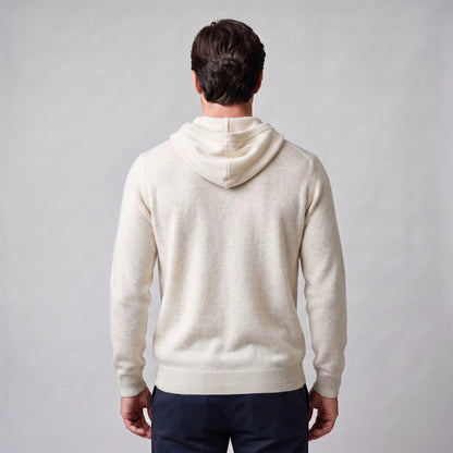 Strick Hoodie Herren | Feinstrick | Kordelzug | Regular Fit