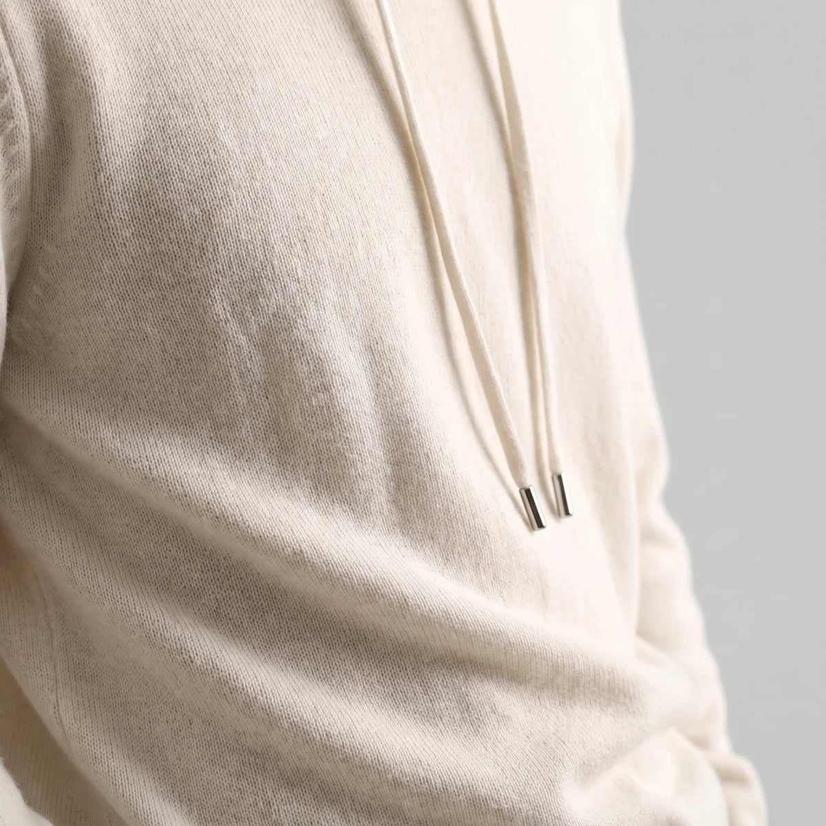 Strick Hoodie Herren | Feinstrick | Kordelzug | Regular Fit