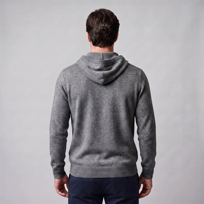 Strick Hoodie Herren | Feinstrick | Kordelzug | Regular Fit