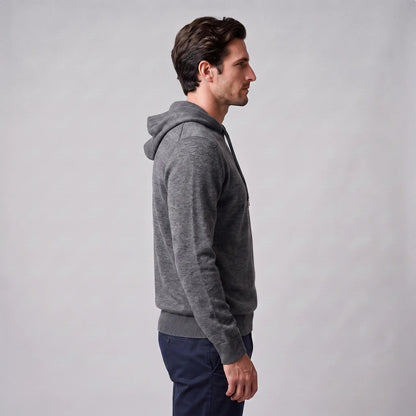Strick Hoodie Herren | Feinstrick | Kordelzug | Regular Fit