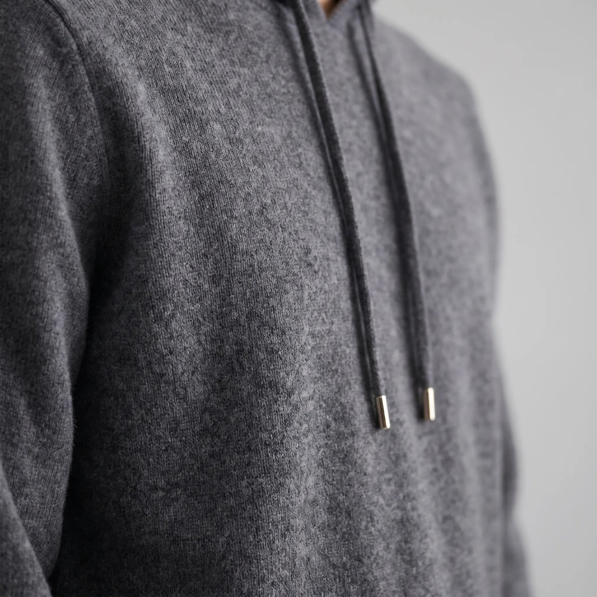 Strick Hoodie Herren | Feinstrick | Kordelzug | Regular Fit