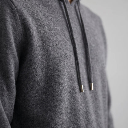 Strick Hoodie Herren | Feinstrick | Kordelzug | Regular Fit