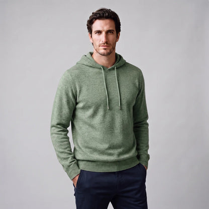 Strick Hoodie Herren | Feinstrick | Kordelzug | Regular Fit