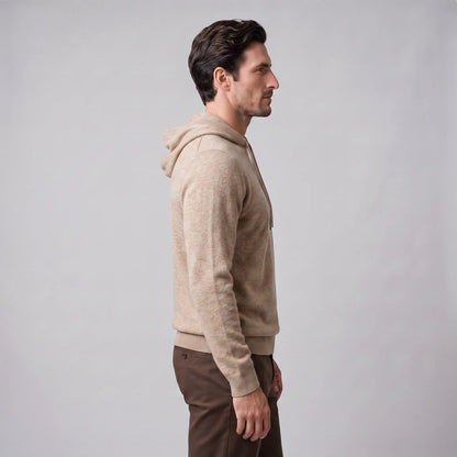 Strick Hoodie Herren | Feinstrick | Kordelzug | Regular Fit