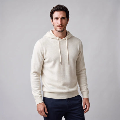 Strick Hoodie Herren | Feinstrick | Kordelzug | Regular Fit