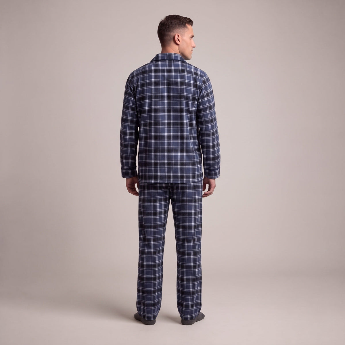 Pyjama Herren aus Flanell | Karomuster | 3 Farben