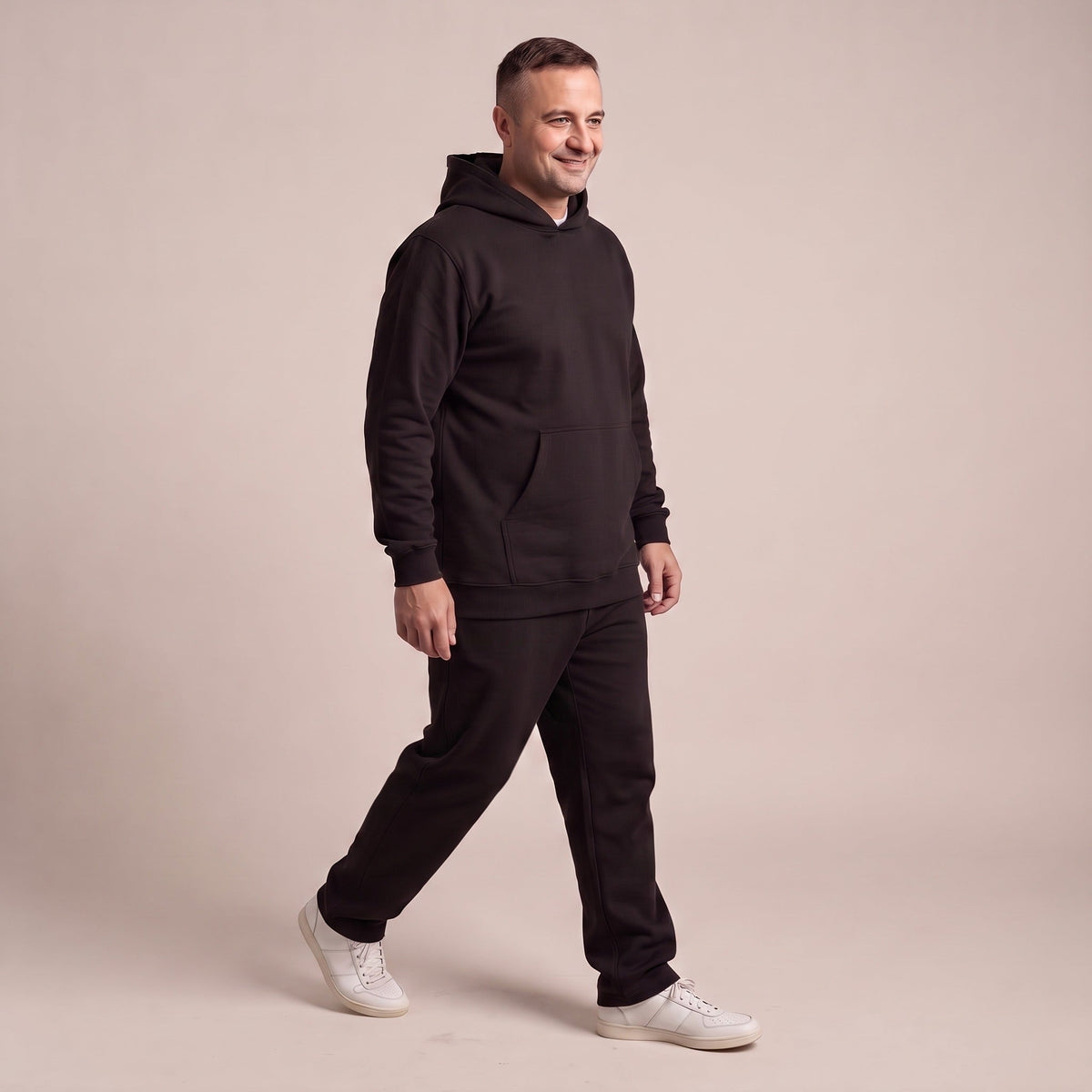 Jogginganzug Herren mit Offenem Saum | Hoodie | 3 Farben-Chaps Herrenmode
