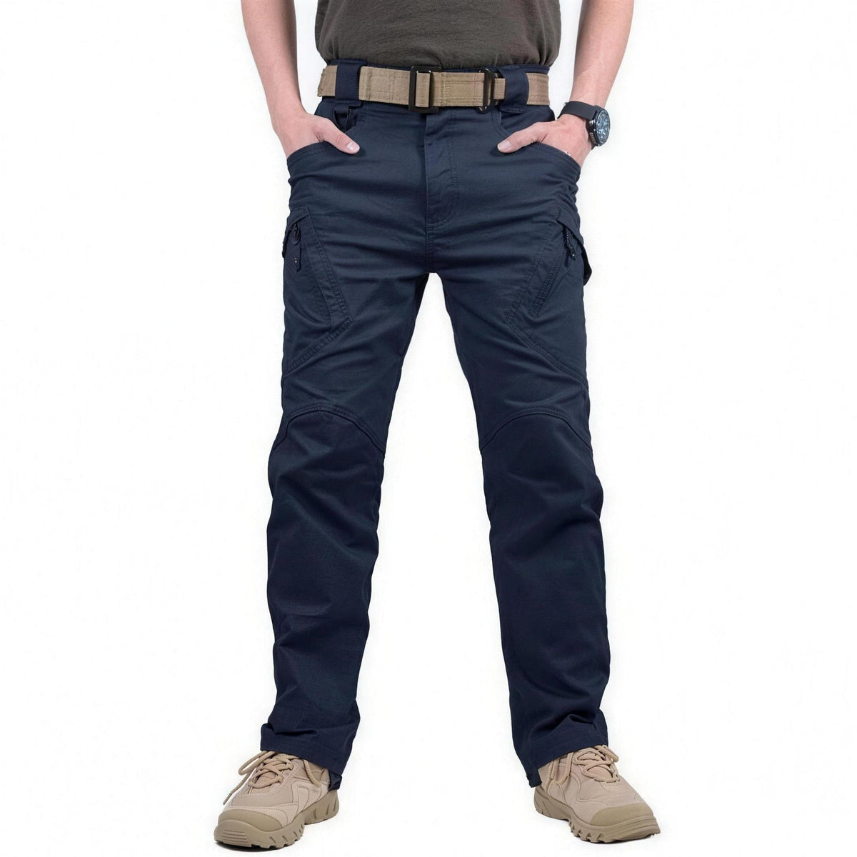 Outdoorhose Herren | Stretch | Canvas | Cargotaschen