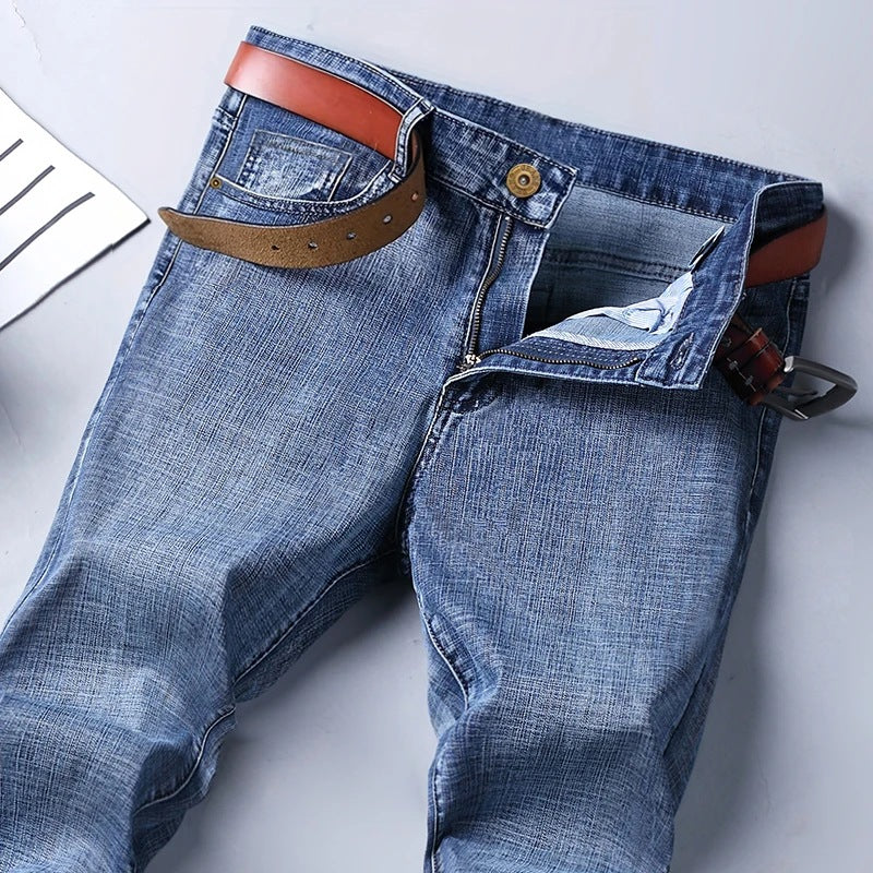Stretch Jeans Herren | Gerades Bein