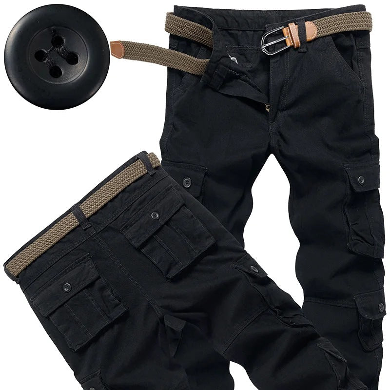 Arbeitshose Herren | Cargo | Baumwolle | 8 Taschen