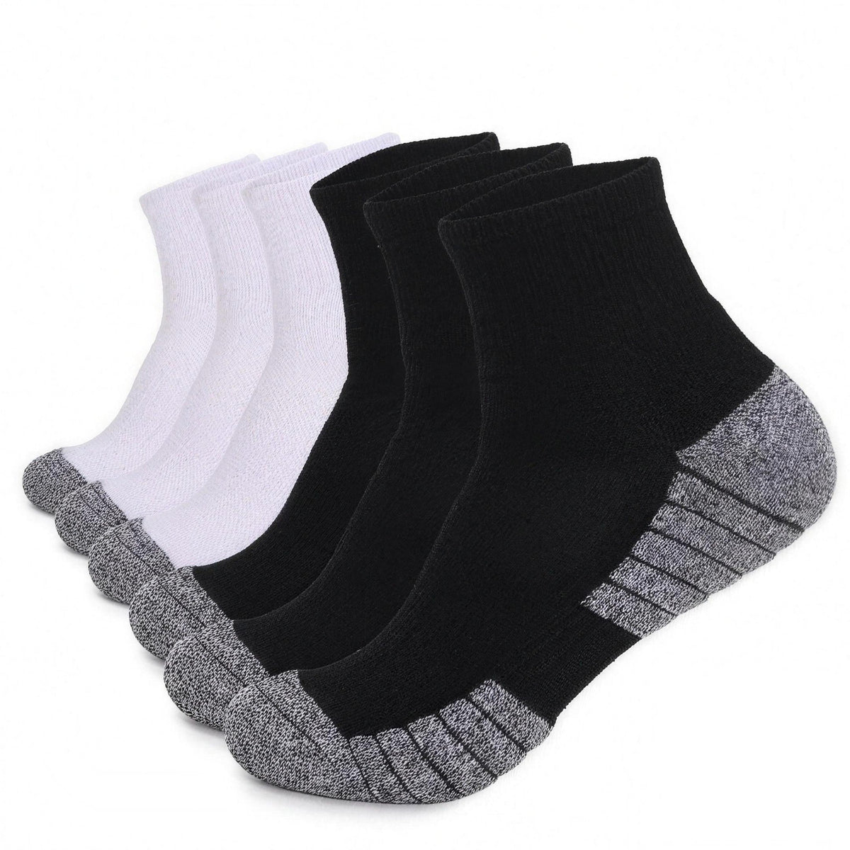 Sportsocken Herren | 6 Paar | Frotteesohle | Baumwollmix