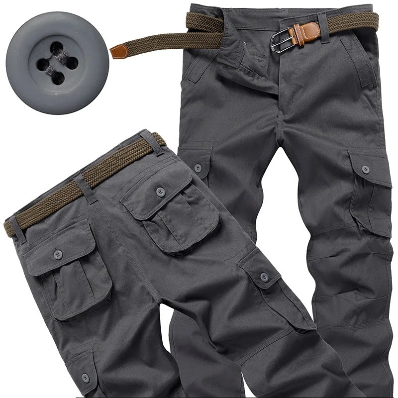 Arbeitshose Herren | Cargo | Baumwolle | 8 Taschen
