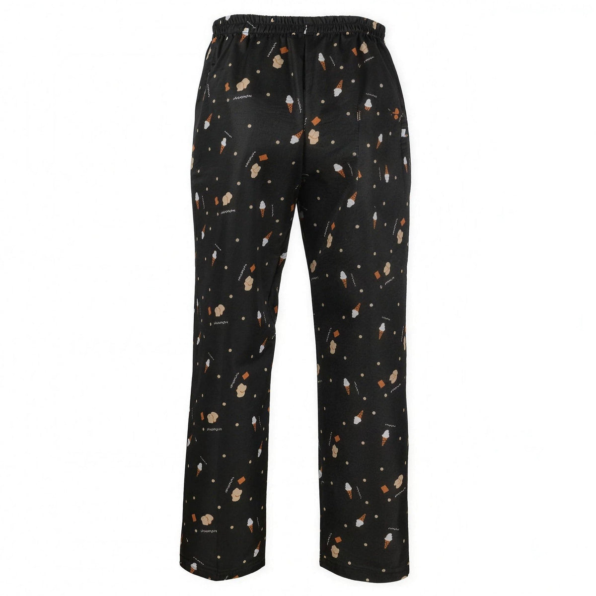 Kochhose Herren | Gummizug | Seitentaschen | Baumwollmischung-Eismotiv-S-Chaps Herrenmode