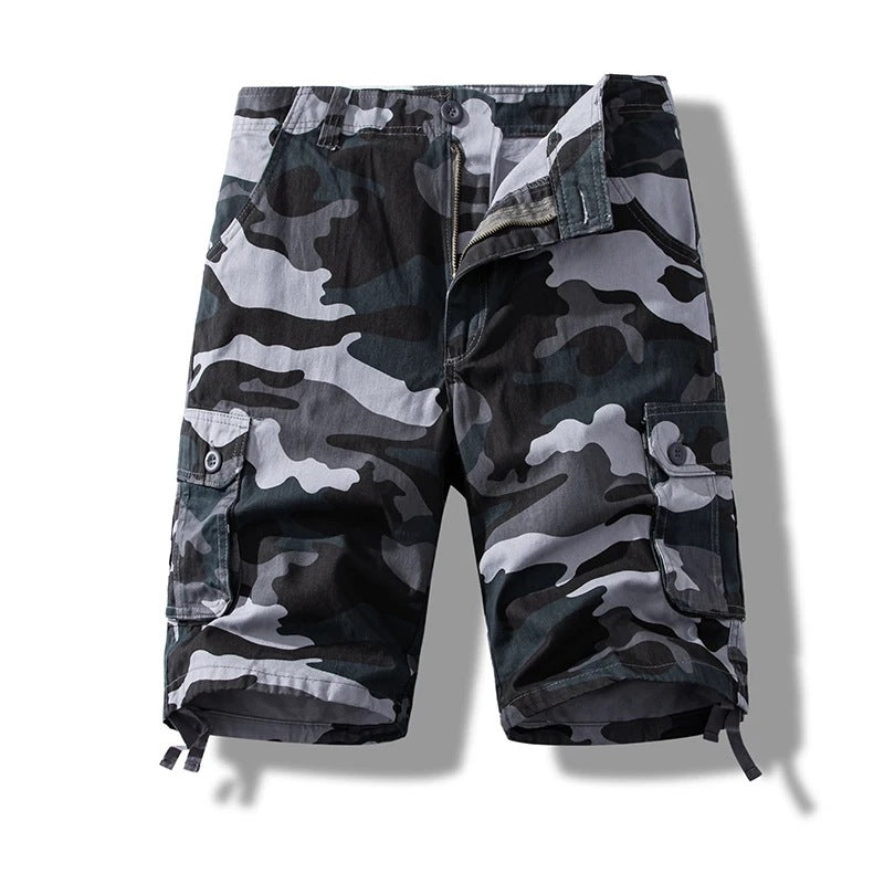 Bermudashorts Herren | Cargo | Baumwolle | Knielang