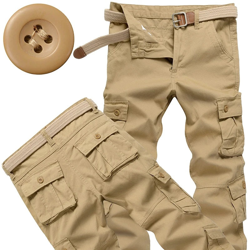 Arbeitshose Herren | Cargo | Baumwolle | 8 Taschen