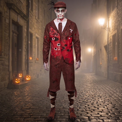 Zombie Jäger Kostüm | Jacke | Kniebundhose | Mütze mit Geweih