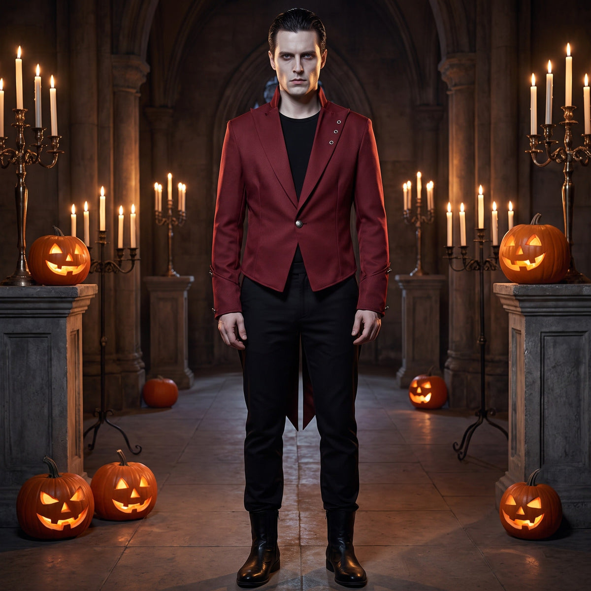 Vampir Frack Herren | Gothic Jacke | Schwalbenschwanz | 3 Farben