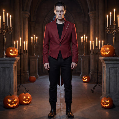 Vampir Frack Herren | Gothic Jacke | Schwalbenschwanz | 3 Farben