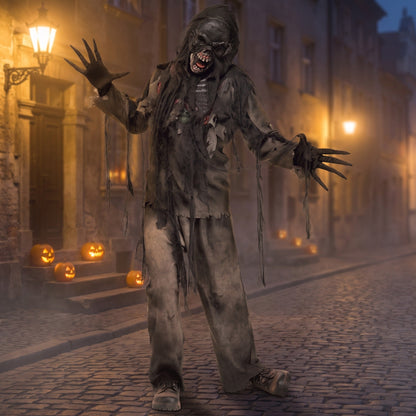 Zombie Kostüm Herren | Verkohlter Look | Shirt | Hose | Maske-Chaps Herrenmode