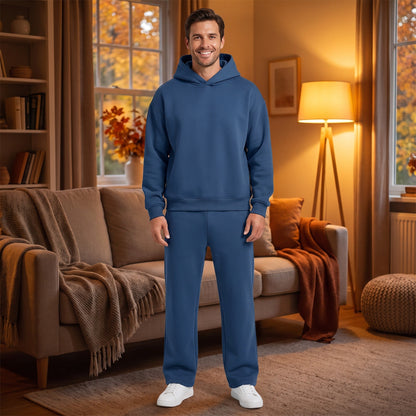 Boxy Jogginganzug Herren | Hoodie und Gerade Jogginghose | 5 Farben-Chaps Herrenmode