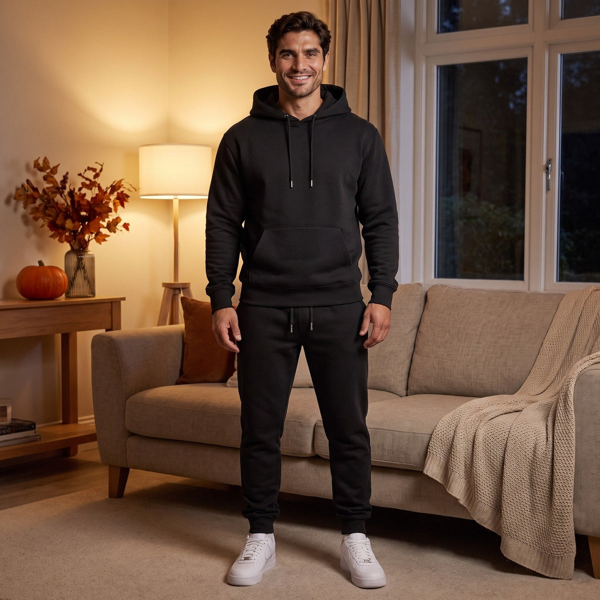 Tapered Jogginganzug Herren | Hoodie und Jogginghose | 4 Farben-Chaps Herrenmode