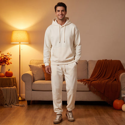Relaxed Jogginganzug Herren | Hoodie und Jogginghose | 7 Farben-Chaps Herrenmode