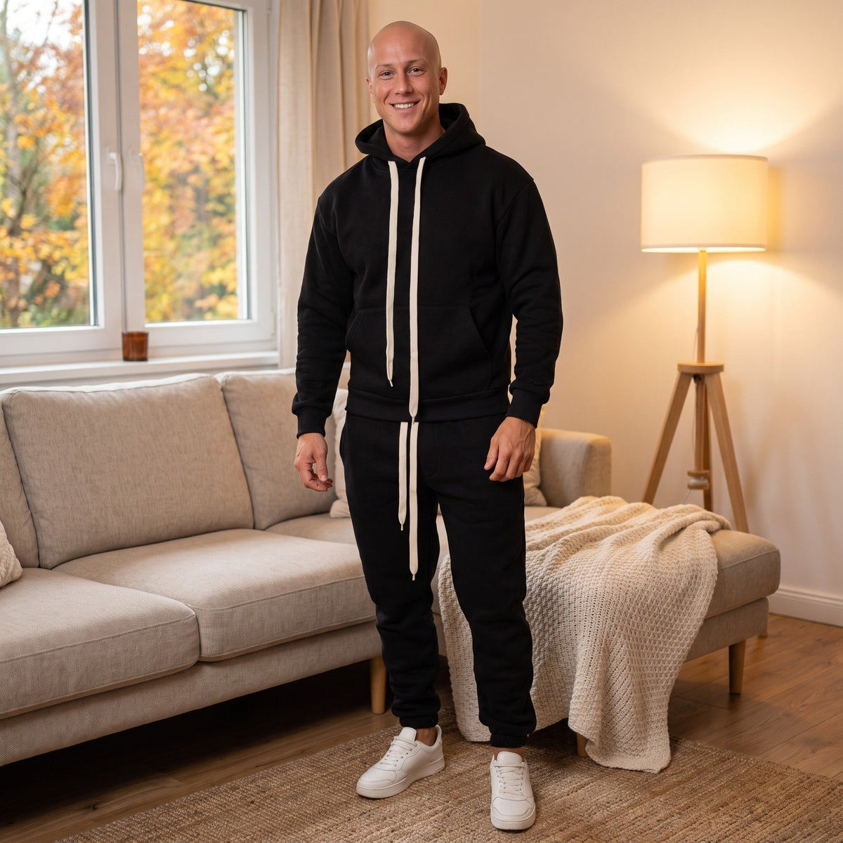 Kapuzen-Jogginganzug Herren | Hoodie und Jogginghose | 14 Farben