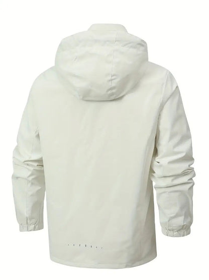 Wollweiße Regenjacke, Rückseite