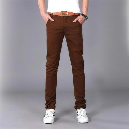 Stretch Chinohose Herren | Baumwolle | Gerades Bein