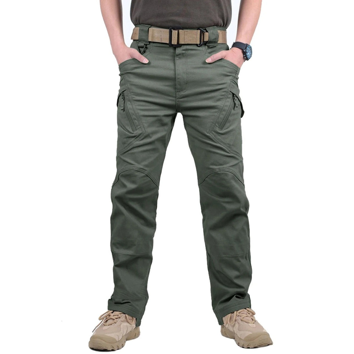 Outdoorhose Herren | Stretch | Canvas | Cargotaschen