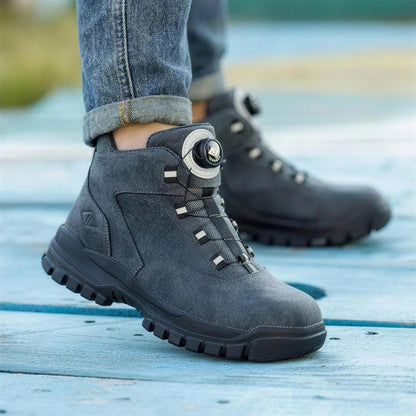 Stahlkappenstiefel Herren | Drehverschluss | Wahlweise Gefüttert
