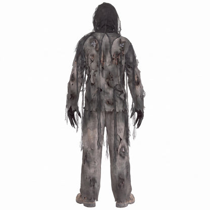 Zombie Kostüm Herren | Verkohlter Look | Shirt | Hose | Maske-Chaps Herrenmode