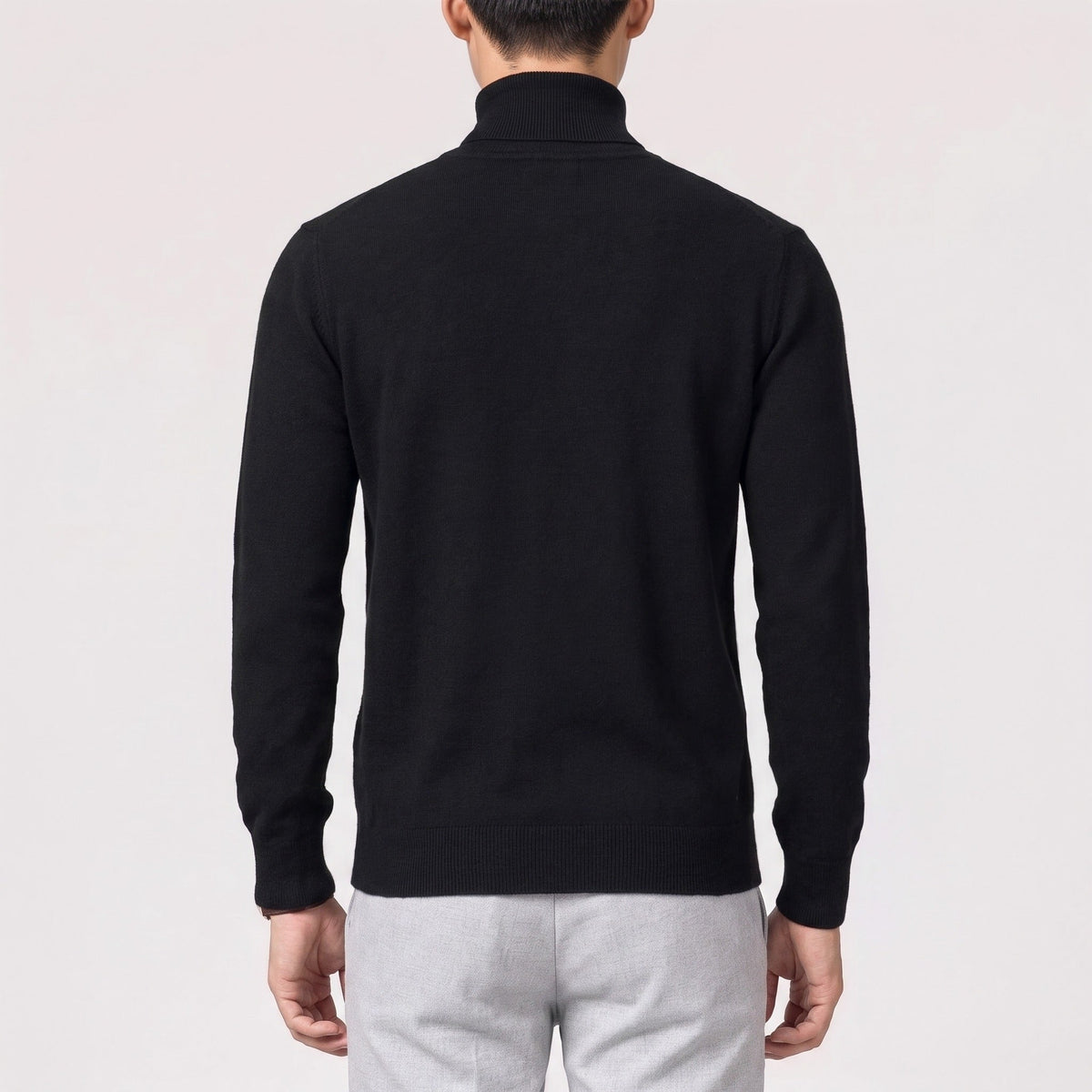 Feinstrick Rollkragenpullover Herren | Regular Fit | Zeitlos