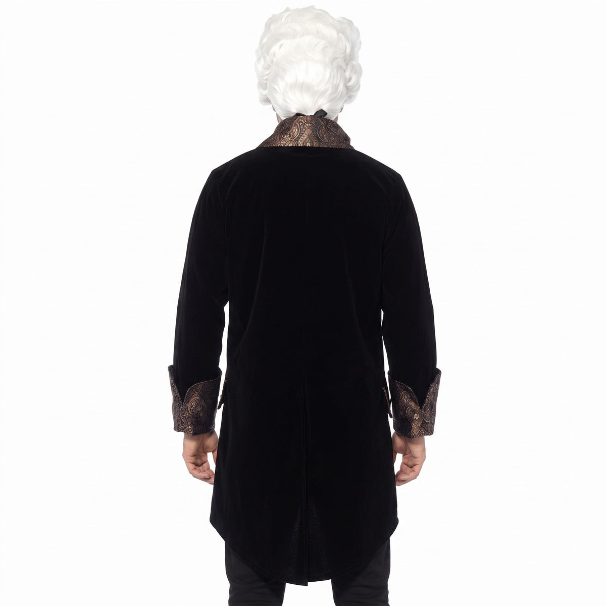 Vampir Samtjacke | Brokat Manschetten | Spitzenkragen