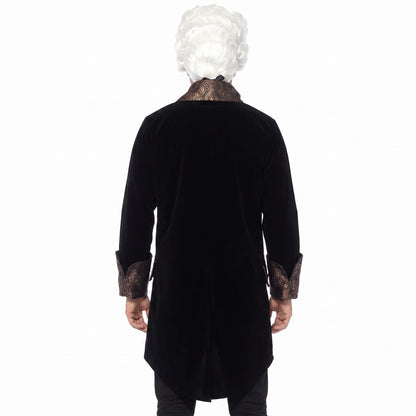 Vampir Samtjacke | Brokat Manschetten | Spitzenkragen