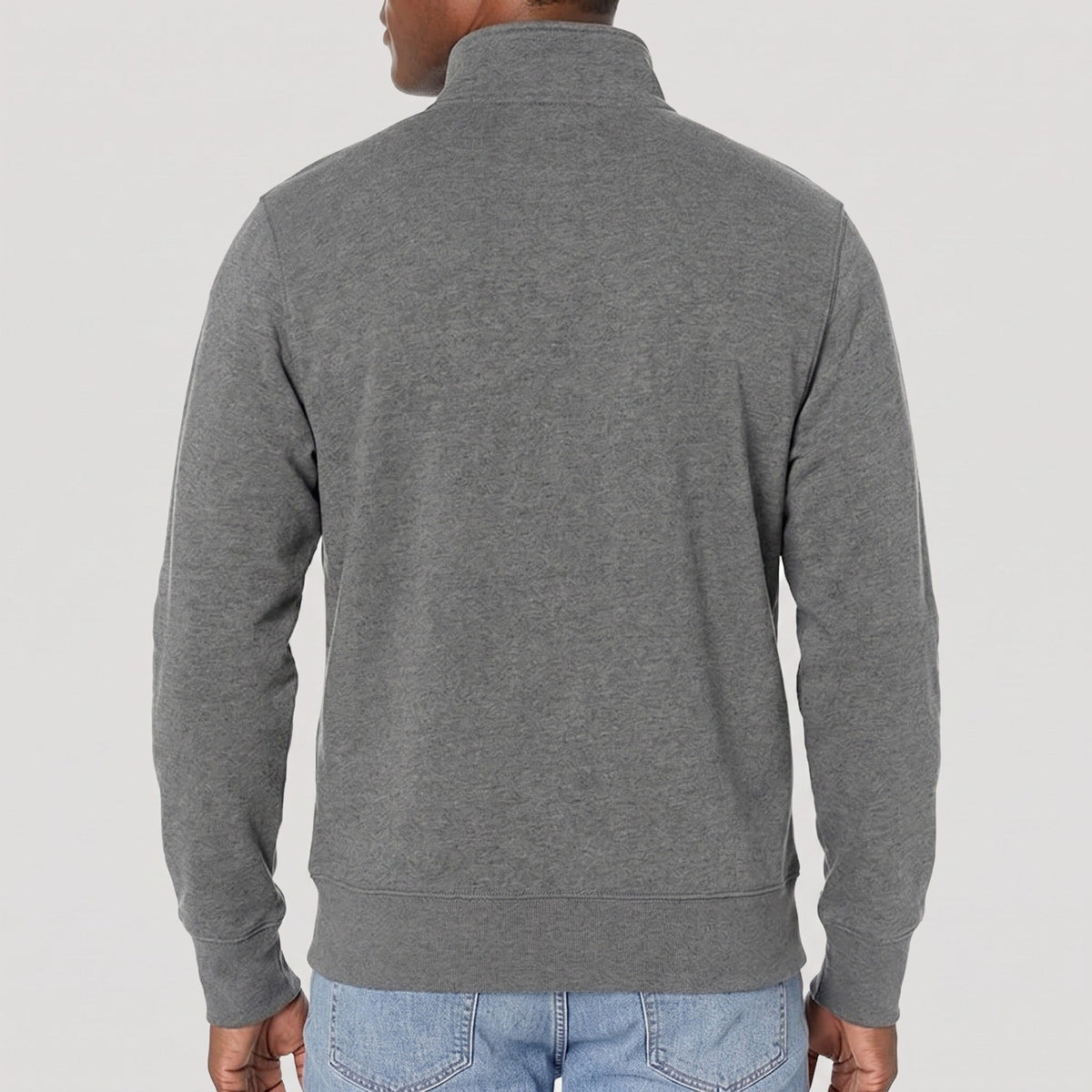 Zip-Jacke mit Stehkragen Herren | Durchgehender Reißverschluss | Seitentaschen | Leicht